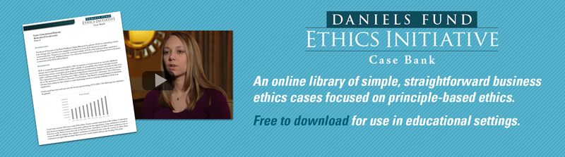 Daniels Fund Ethics Initiative Case Bank Banner