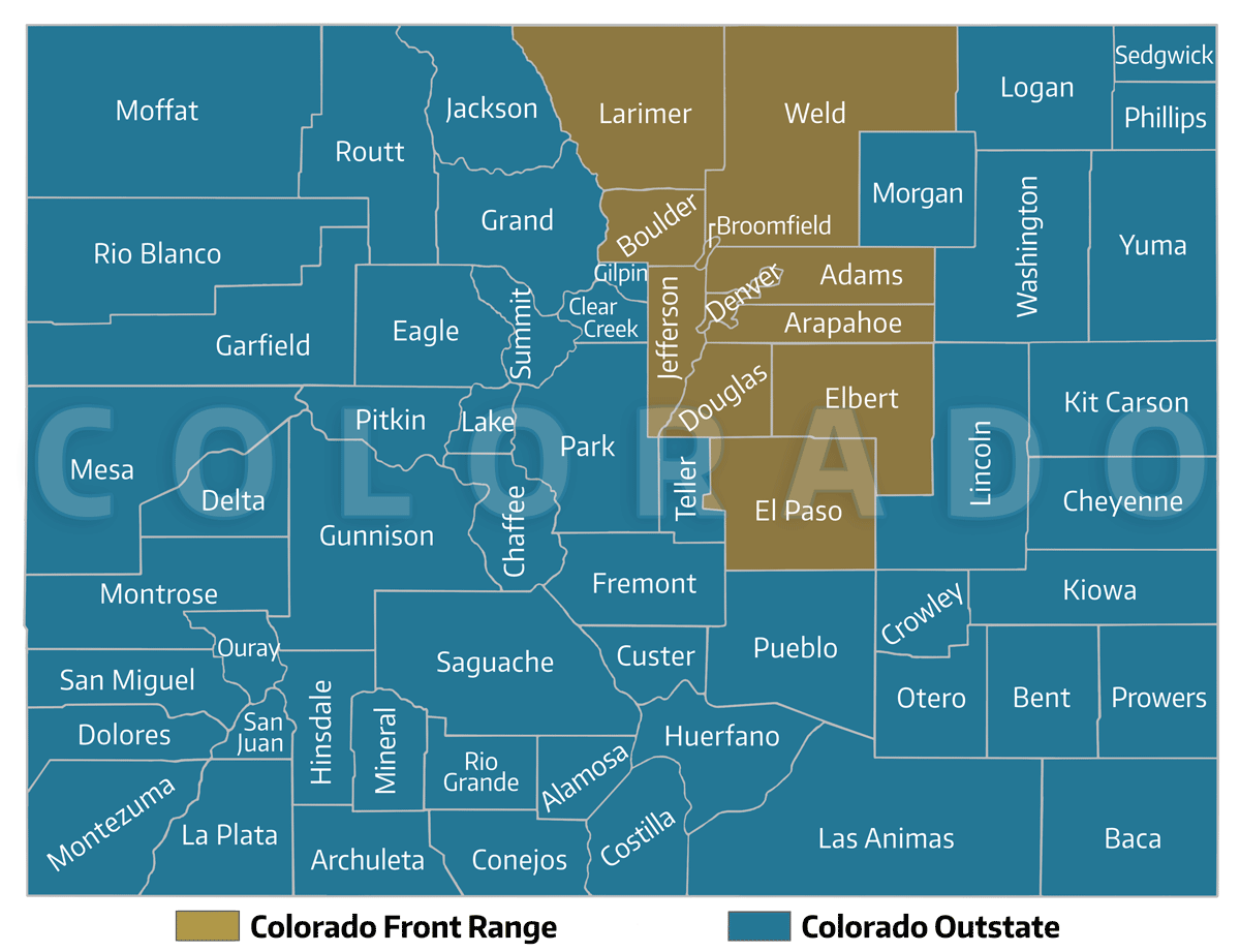 Colorado map
