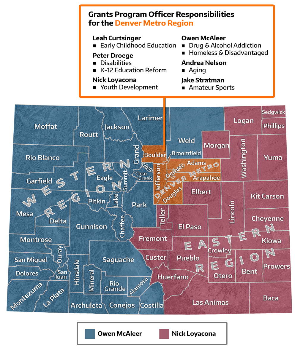 Grants Colorado coverage map