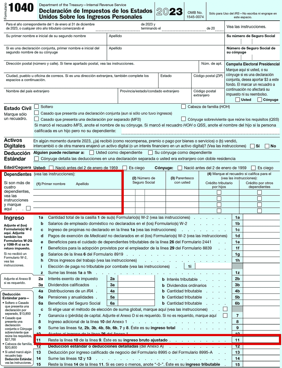 Form 1040 Tax Return